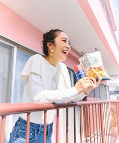 #Newans 【洗える】ケープカラープルオーバー