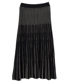 CRAFT STANDARD BOUTIQUE 配色ストライプニットスカート