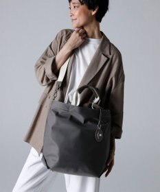 TOPKAPI 【TREASURE TOPKAPI】ストライプハンドル ナイロン 縦型 2way トートバッグ A4対応