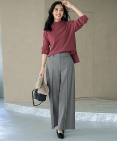 ANY SIS CICA加工 ビューティ畔ボトルネック ニット