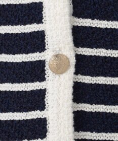 23区 【Oggi3月号掲載/洗える】ブークレコットン ニットジャケット