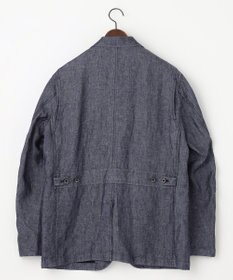 JOSEPH ABBOUD 【JAPANファブリック/セットアップ/清涼】LINEN DENIM ジャケット
