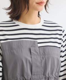 Green Parks ナイロンドッキングドロストプルオーバー