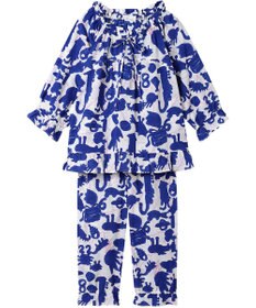 tsumori chisato SLEEP ツモリチサト パジャマ 綿100%(本体) ローン素材 8分袖 長袖 8分丈 レディース UDT211 /ワコール