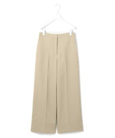 ICB L 【CLASSY.1月号掲載・2WAY・洗える】 クリアサテン ワイドストレートパンツ