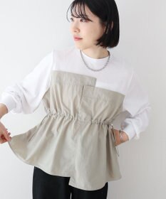 Green Parks ナイロンドッキングドロストプルオーバー