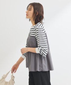 Green Parks ナイロンドッキングドロストプルオーバー