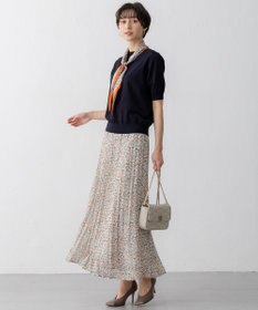 23区 【Oggi5月号掲載/洗える】プレミアムビオコットン 半袖 ニット