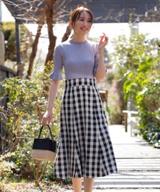 Feroux 【洗える】ニットコンビ ワンピース