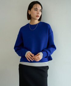 UNFILO コットンカシミヤ クルーネックカットソー