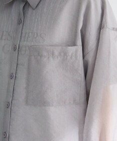 Green Parks 　・ＥＬＥＮＣＡＲＥ　ＤＵＥ　ラメシアー長袖シャツ