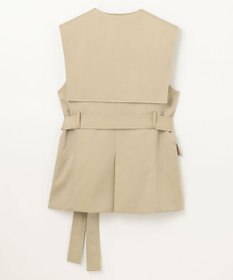 GRACE CONTINENTAL セーラーカラーサテンベスト