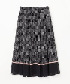 GRACE CONTINENTAL ドットBOXタックスカート