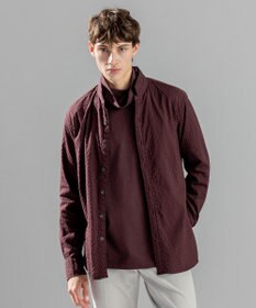 JOSEPH HOMME アロージャガードストレッチ　ウイングカラーシャツ