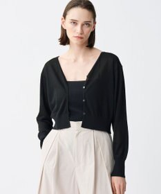 uncrave シアーニット 2WAYカーディガン