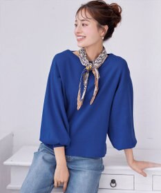 Tiaclasse 【安田美沙子さん着用・新色追加・洗える】ボリュームパフスリーブニット