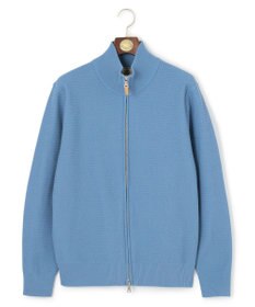 J.PRESS MEN 【KING SIZE】ハイツイストヘリンボン フルジップカーディガン