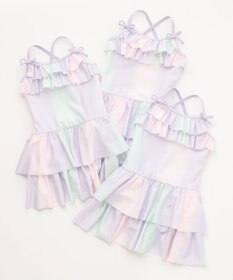 ANY KIDS 総柄フリルワンピース水着