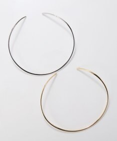 Phoebe ルーセントラインチョーカー　シルバー/ネックレス/ネックカフ/40cm