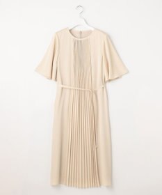 自由区 【洗える・XSサイズあり】フロントプリーツ ドレス