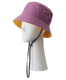 MOONBAT 【洗える】estaa 撥水 ロゴピス付き バケットハット UV ポケッタブル