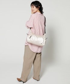 LA BAGAGERIE メタリックドロストポケット　ショルダーバッグ