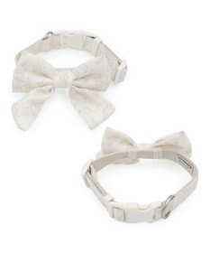 PET PARADISE ペットパラダイス 花柄りぼん 首輪 ＳＭ 中型犬