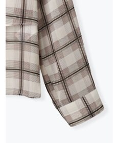 Te chichi ウエストリボンシアーチェックブラウス