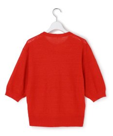 23区 【先行予約】ピュアリネンハイゲージ パフスリーブ ニット