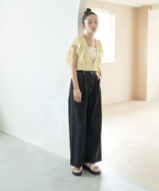 earth music&ecology ＳＥＴ２点　フリルショルダーツーピースワンピース