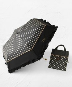 TOCCA 【晴雨兼用】DREAM OF DOTS UMBRELLA 折り畳み傘 収納バッグ付き