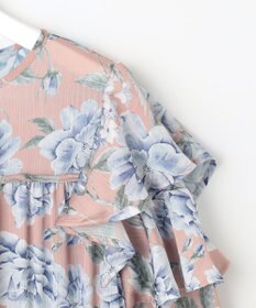 Feroux 【洗える】フラワープリント ワンピース