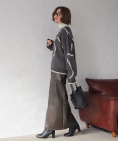 WEGO 【25年秋冬新作】ニュアンスライン配色プルオーバー