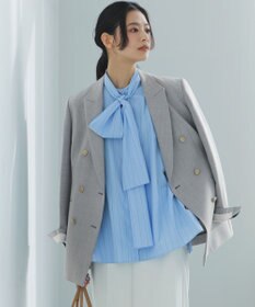 23区 【VERY・Oggi掲載】TWギャバジン テーラード ジャケット ライトグレー系