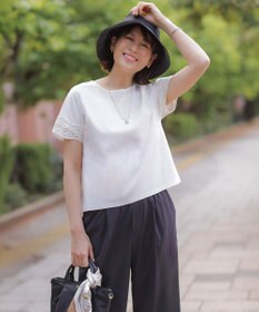 J.PRESS LADIES S ソフトナイロン イージー ワイド パンツ