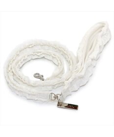 PET PARADISE cherircouture フリフリ リード 《ホワイト》４Ｓ～３Ｓ  小型犬