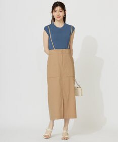 ANY SIS L 【洗える】レーシ－ディテールフレンチ ニット