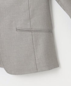 J.PRESS LADIES 【セットアップ対応・洗える・UVケア・速乾】 OXIJEWELストレッチ ノーカラー ジャケット