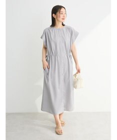 Green Parks ・ＥＬＥＮＣＡＲＥ　ＤＵＥリネンライクドロストワンピース