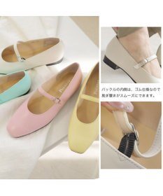 Pointer 日本製 本革ストラップ付きパンプス