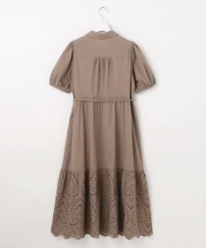 Feroux 刺繍入りシャツ ワンピース