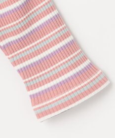 ANY KIDS 七分袖 テレコボーダー Tシャツ