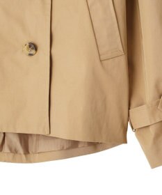 YECCA VECCA レースMIXショートトレンチコート