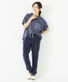 JOSEPH ABBOUD MOUNTAIN 【SPACE】OG綿スクエアドットプリント ポケTシャツ