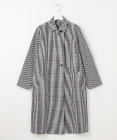J.PRESS LADIES S 【洗える】 GIZAコットンギンガム ステンカラー コート
