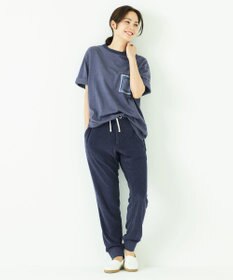 JOSEPH ABBOUD MOUNTAIN 【SPACE】OG綿スクエアドットプリント ポケTシャツ