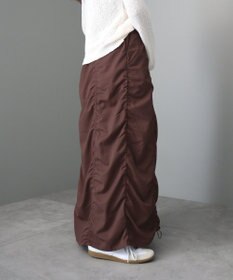 CRAFT STANDARD BOUTIQUE ドロストシャーリングデザインスカート