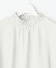 J.PRESS LADIES S 【洗える】ヌーディスバックサテン ボウタイ ブラウス