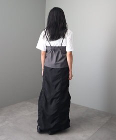 CRAFT STANDARD BOUTIQUE ドロストシャーリングデザインスカート