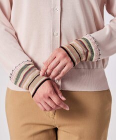 Paul Smith デザイン ステッチ Vネック カーディガン